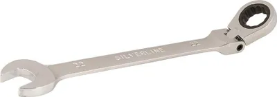 Produktbild von Silverline Ring-Maul-Ratschenschlüssel mit Gelenk 22 mm