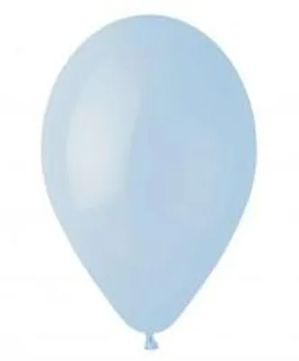 Produktbild von Gemar Latexballons, Powder Blue, 33 cm, pastellfarbenes Hellblau, 50 Stück