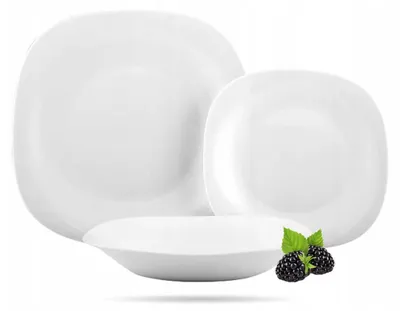 Produktbild von Bormioli Rocco Parma Speisegeschirr-Set weiß 12-teilig für 4 Personen