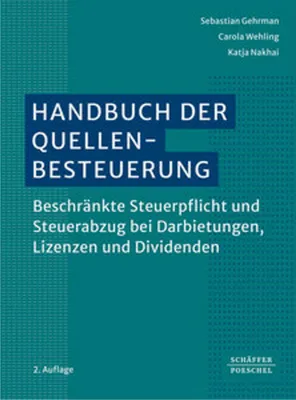 Obrázok produktu pre Handbuch der Quellenbesteuerung