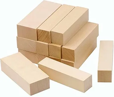 Immagine prodotto di Set di 14 blocchi di legno per progetti creativi