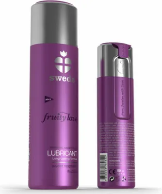 Image de Swede - Fruity Love Lubrifiant Framboise Rhubarbe 50 Ml
