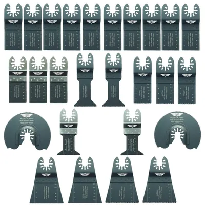 26-tlg. Multitool-Sägeblatt-Set, FastLok, kompatibel mit Nicht-StarLock