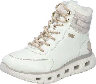 Produktbild von Rieker Damen Stiefel M6010-80 weiß Gr. 40