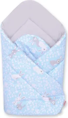Obrázok produktu pre Babynest - Detské hniezdo - Bezpečnosť a pohodlie pre novorodencov - modré králiky