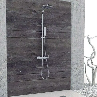 Image de Colonne de douche - NALON - avec pommeau de douche - salle de bain