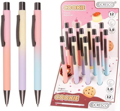 Image de Stylo à bille automatique Cookie (12 pièces)