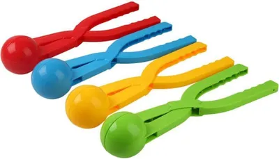 Produktbild von 4 Stk/set Profi-Schneeballzange, Winter Schneeball Maker Spielzeug Schneeball-Clip, Schneeballmacher Winter Schnee Scoop Clip Sand Tonformwerkzeug Kinder Spielzeug