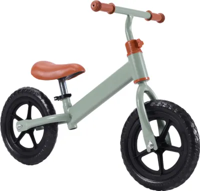 Obrázok produktu pre Buxibo balančný bicykel - balančný bicykel pre deti vo veku 2-5 rokov - nastaviteľné sedlo a riadidlá - ľahký, odolný - zelený