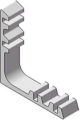 Produktbild von T-Verbinder 13 mm für 15x45 mm Aluschiene S inkl. 2 Bohrschrauben  GERMANY