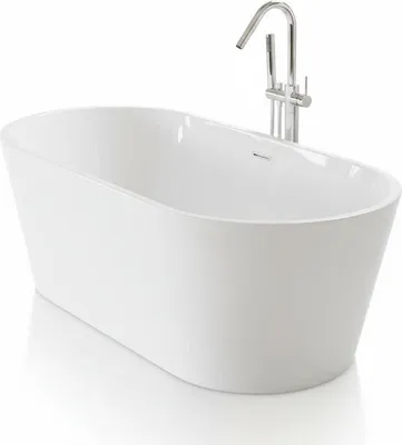 Produktbild von Freistehende Badewanne TORINO | SANYCCES Weiß 170 cm