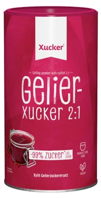 Produktbild von Xucker Gelierxucker 2:1, zuckerarmes Geliermittel mit Xylit, 1kg