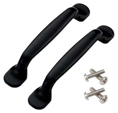 Produktbild von 2 Stück Möbelgriffe mit Lochabstand 128 mm aus Aluminiumlegierung