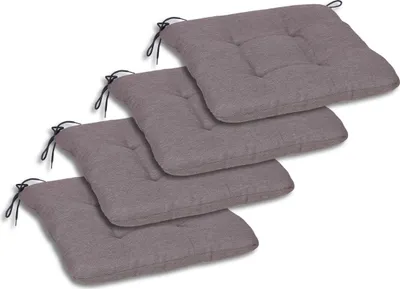 Produktbild von GO-DE Textil, Sitzkissen Sitzmöbel, 4er-Set, Farbe: taupe, Maße ca.: 38 cm x 38 cm x 5 cm