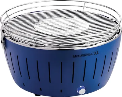 Produktbild von LotusGrill G-435 Holzkohlegrill XL 40,5cm blau mit USB Anschluss