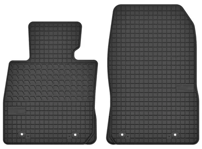 Zdjęcie produktu dla Dywaniki gumowe przednie do Mazda 2 III 2014- (hatchback) – 2 szt., czarne, dopasowane – Wielganizator SolidTread