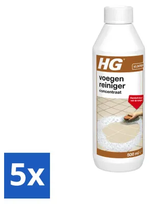 Produktbild von 5 x HG Fugenreiniger Konzentrat - 500 ml - Vorteilspackung - 5 Stücke