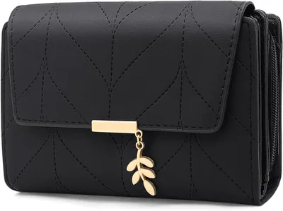 Produktbild von Geldbörse Damen Portemonnaie RFID Schutz Frauen Geldbeutel Viele Fächer Damen Brieftasche Im Kurzformat mit 14 Kartenfäche und Münzfach Geldtasche