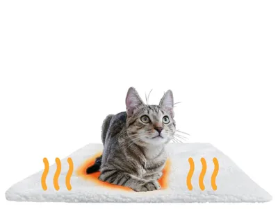 Image de Couverture chauffante pour chiens et chats, 60 x 45 cm
