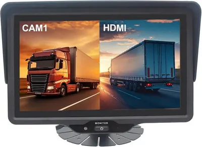 Immagine prodotto di Monitor per telecamera di retromarcia 10" 1 canale HDMI 2 canali AHD 12-24V