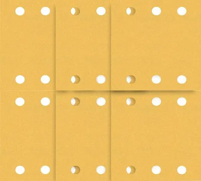 Produktbild von EXPERT C470 Schleifblatt Schwingschleifer Set, 115x140mm, K40-180, 6 Loch, 10tlg