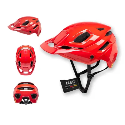 Produktbild von KED Pector ME-1 Mountainbike Helm: Mips Schutz, BOA® Fit System, Fidlock Magnetverschluss, 14 Belüftungsöffnungen Farbe: fiery red Größe: 58-61 (L)