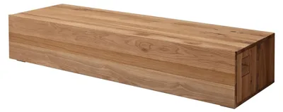 Immagine prodotto di MASSIVMOEBEL24 | mobile TV in legno di Quercia Selvatica/ Cerro 160x52x32 quercia naturale oliato FRANKFURT #106