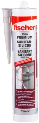 Immagine prodotto di fischer silicone sanitario DSSA 310ml antracite