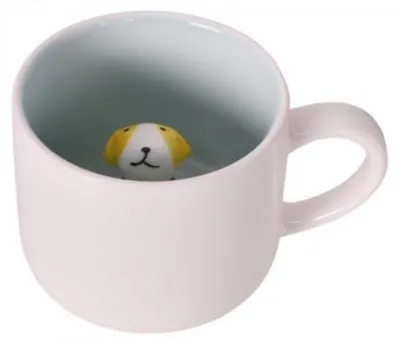 Image de Tasse en céramique 3D avec motif animal, d'une capacité de 350 ml, pour enfants et adultes