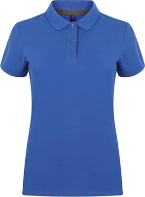 Produktbild von Henbury H102 | Damen Microfine-Piqué Polo Shirt / - Farbe: Royal - Größe: XS