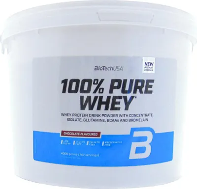 Produktbild von BioTech USA 100% Pure Whey 4000g Eimer Haselnuss