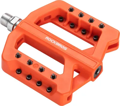 Obrázek produktu pro ROCKBROS Pedály pro jízdní kola Nylonové platformové pedály 9/16" MTB Aquamarine Orange