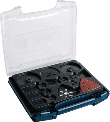 Image de I-BOXX Pro Bosch - Jeu d'accessoires pour outils multifonctions - Pour le bois, le métal, les applications multiples, le bois avec clous - 36 pièces