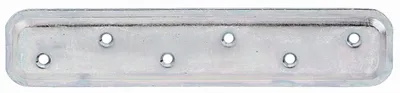 Image de Connecteurs plats Alberts, 180 x 40 x 2 mm, galvanisés, lot de 20
