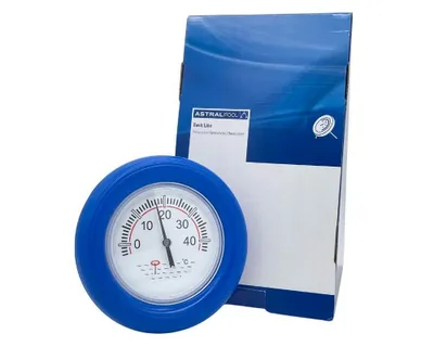 Produktbild von Schwimmbad und Teich Thermometer 'de Luxe' Ø 18 cm blau