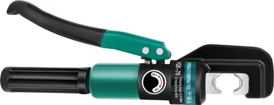 Produktbild von Hydraulische Handpresse - Presszange & Crimpwerkzeug - 360° drehbarer Kopf - 8 Matrizensätze - Für Aluminium- und PEX-Kunststoffrohre - Grün
