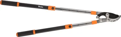 A pair of gardening shears on a white background.
