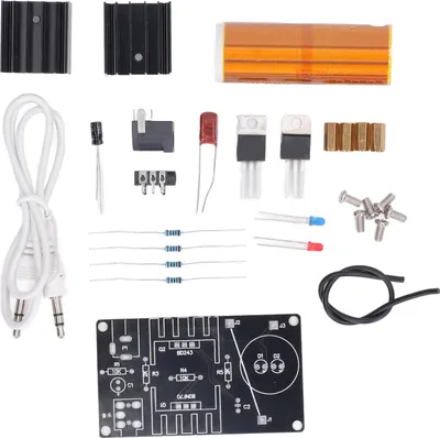 Produktbild von 15 W Mini-Musik-Tesla-Spulen-Set, DIY-Plasma-Lautsprecher, Lötprojekt für Teenager, Kinder, Erwachsene, Thanksgiving, Weihnachtsgeschenk
