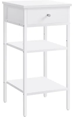 Immagine prodotto di Comodino - Leobert - Bianco - 35 x 35 x 70 cm