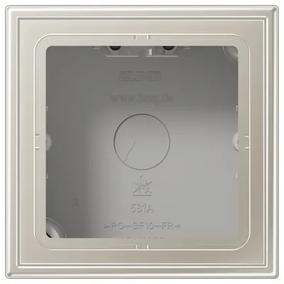 Image de Jung ES 2581 A-L Steckdose Edelstahl (ES2581A-L)