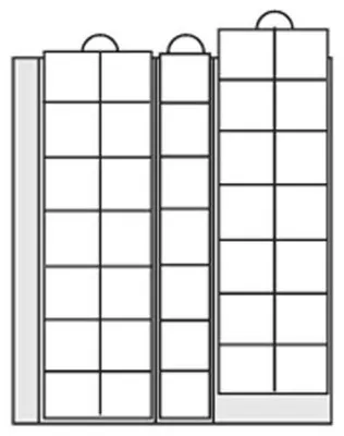 Produktbild von Ergänzungsblätter für alle Premium-Münzalben für Münzen bis Durchmesser 28 mm, 2er Pack