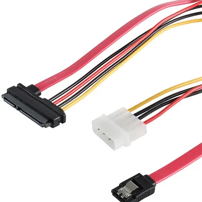 Produktbild von JAMEGA SATA-Kombikabel für Daten und Stromversorgung, 0,5 m