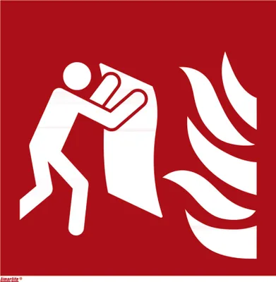 Produktbild von Brandschutzzeichen Feuerlöschdecke, Typ: 14150