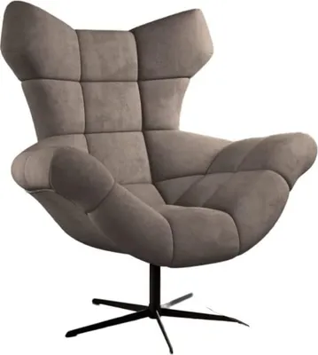 Produktbild von DomoHome | Ergonomischer Relax-sessel mit 360° Dreh-und Schaukelfunktion - Soft Lux-Schaumpolster Modernes Design für Wohnzimmer Schlafzimmer Büro | 104x46x119 cm | Cappucino