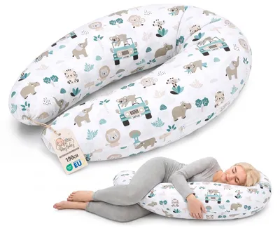 Obrázok produktu pre Polohovací vankúš pre dospelých na celé telo dlhý body pillow Afrika s poťahom 190 cm