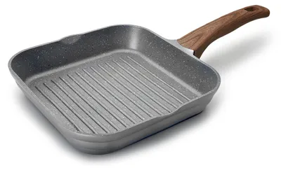 Vierkante Grillpfanne Aluminium 28 cm Antihaftbeschichtung