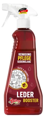 Produktbild von Poliboy Leder Booster - 375ml - Reinigung und Pflege für Möbel und Kleidung aus Leder - 1900201