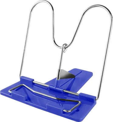 Produktbild von Leseständer / Buchhalter / Buchständer / mit Metallbügel / Farbe: blau