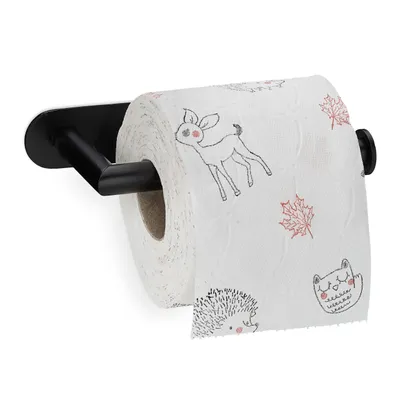 Produktbild von relaxdays Toilettenpapierhalter selbstklebend