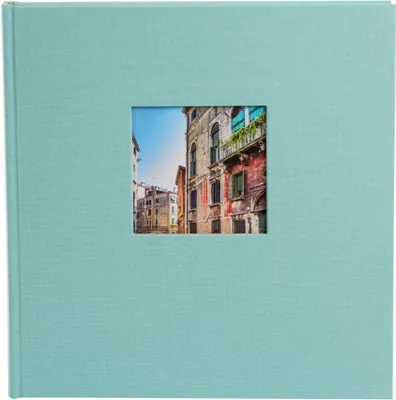 Produktbild von Goldbuch Trend, Türkis, 60 Blätter, Hardcover-Bindung, Papier, Polyurethan, Weiß, 300 mm